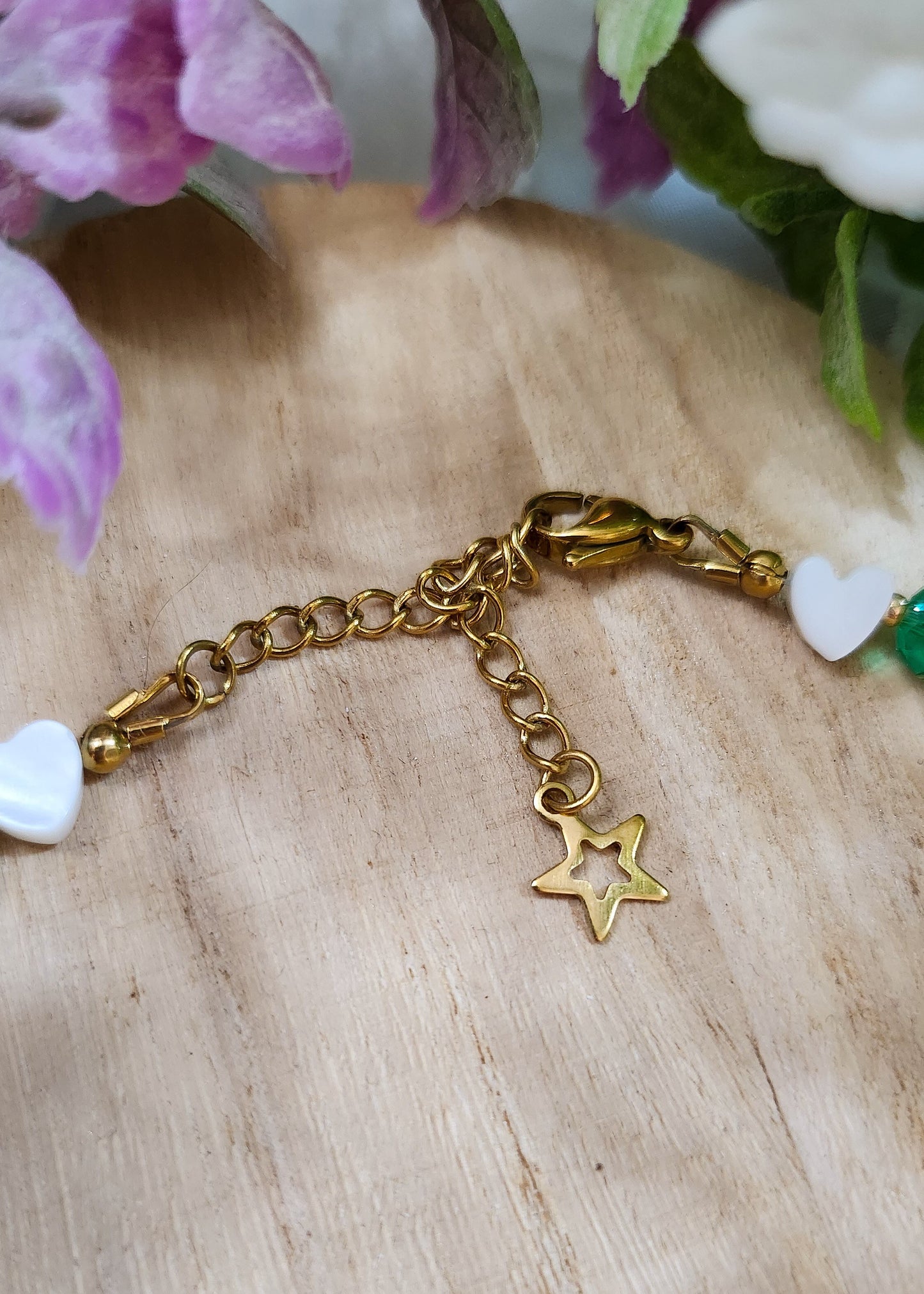 Collana girocollo cristalli swarovski e madreperla