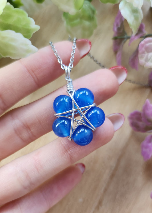 Collana Pentacolo Agata