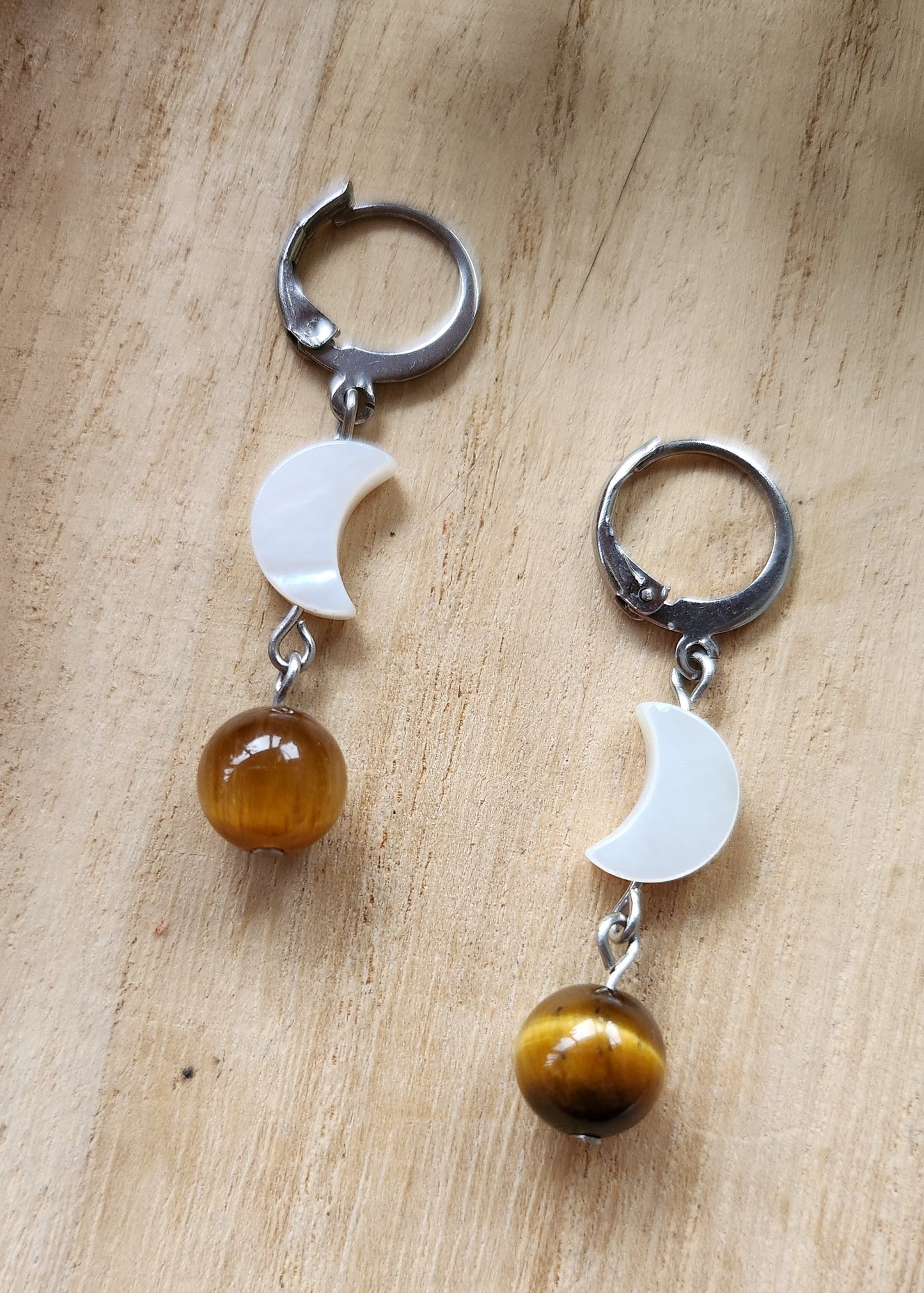 Orecchini pendenti Luna