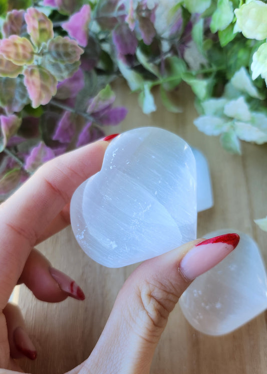 Cuori in Selenite