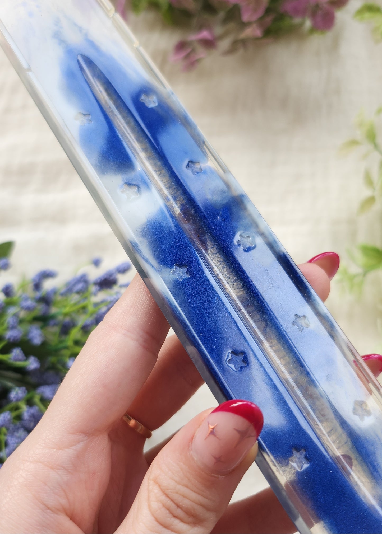 Porta incenso in resina – Stelle