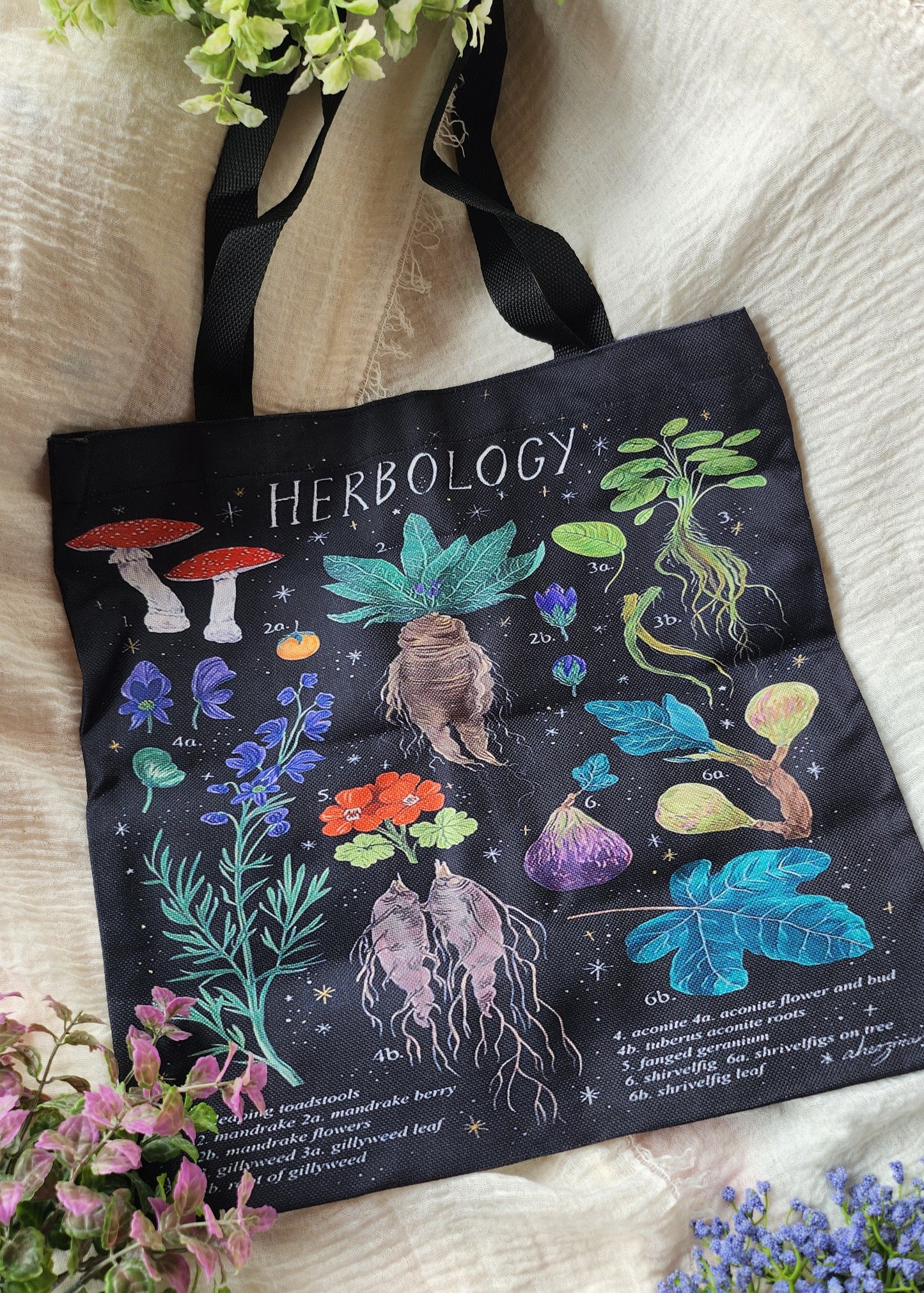 Tote bag Herbology