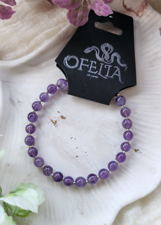 Bracciale a molla Ametista