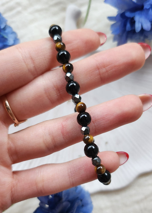 Bracciale a molla triplice protezione