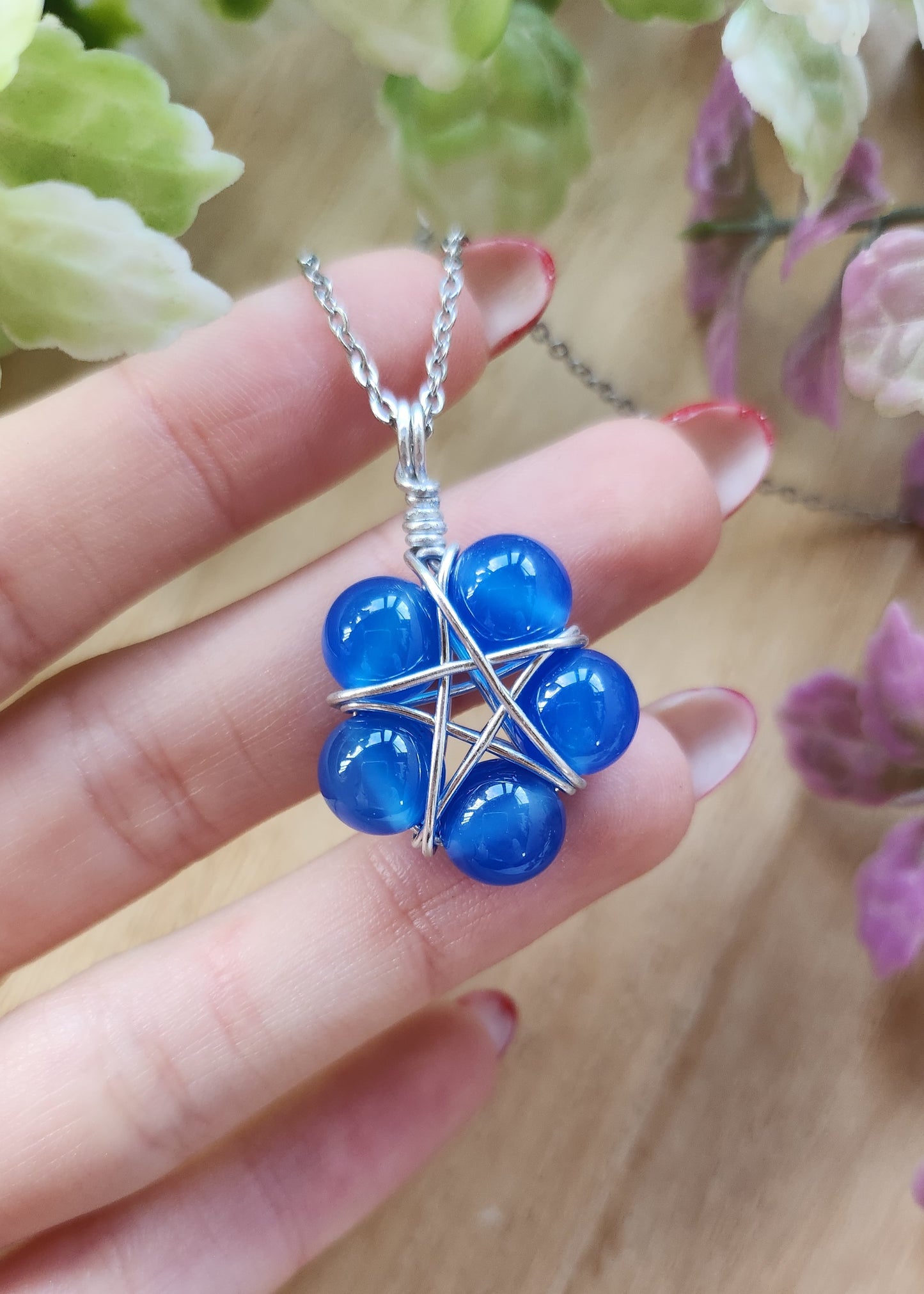 Collana Pentacolo Agata