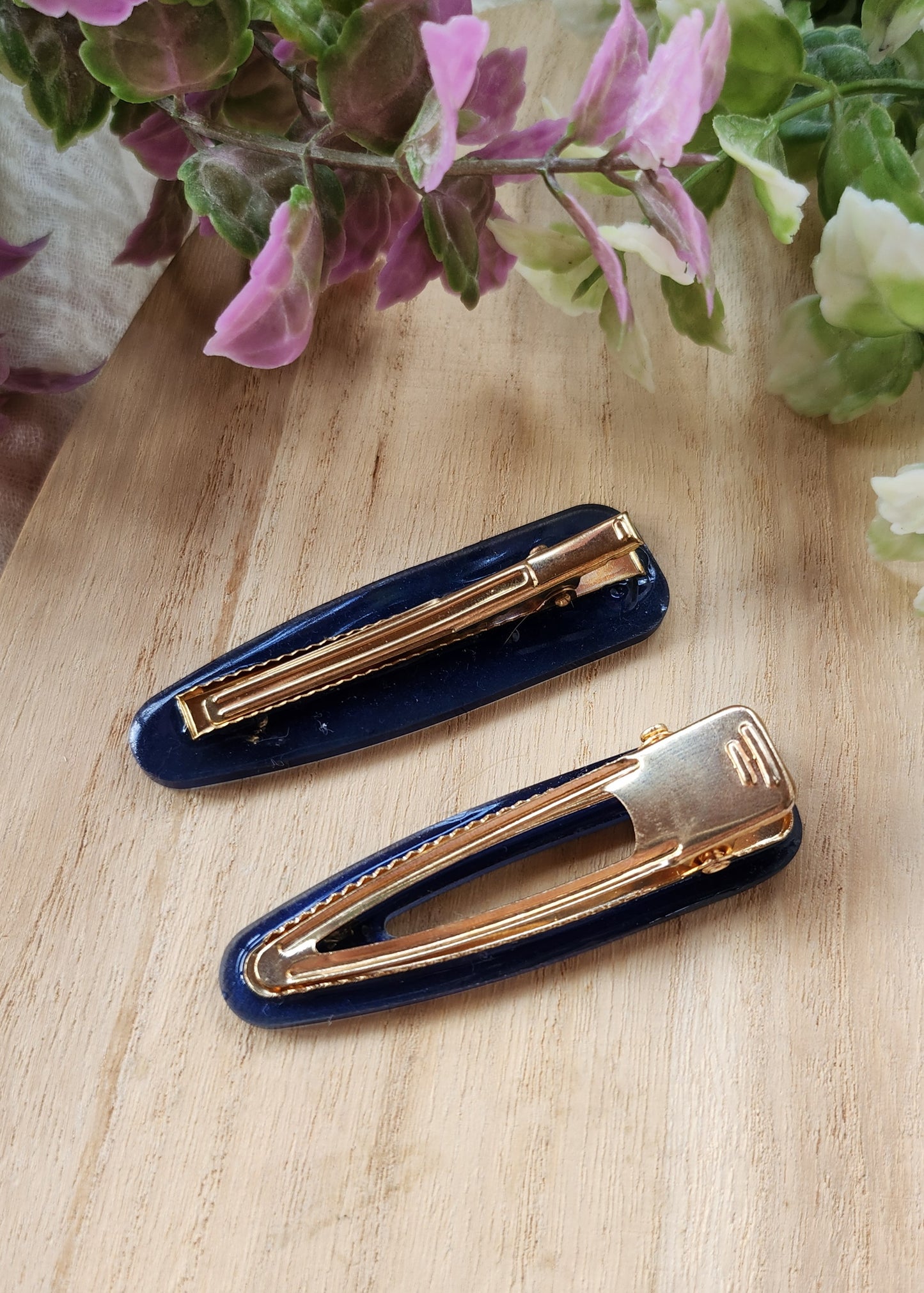 Set 2 Hair clip blu
