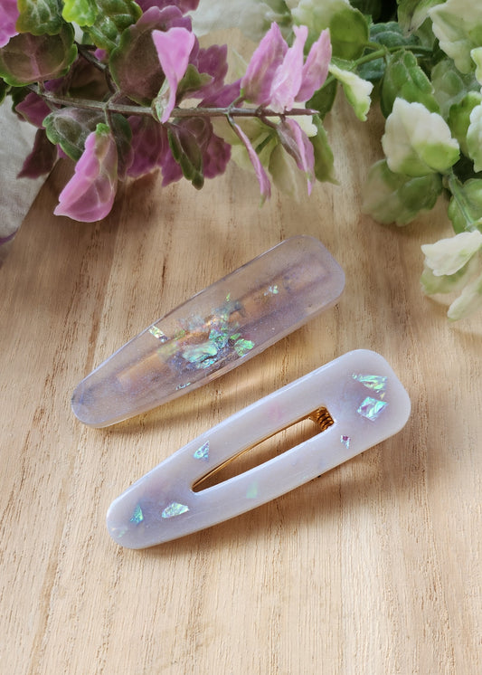 Set 2 Hair clip lilla