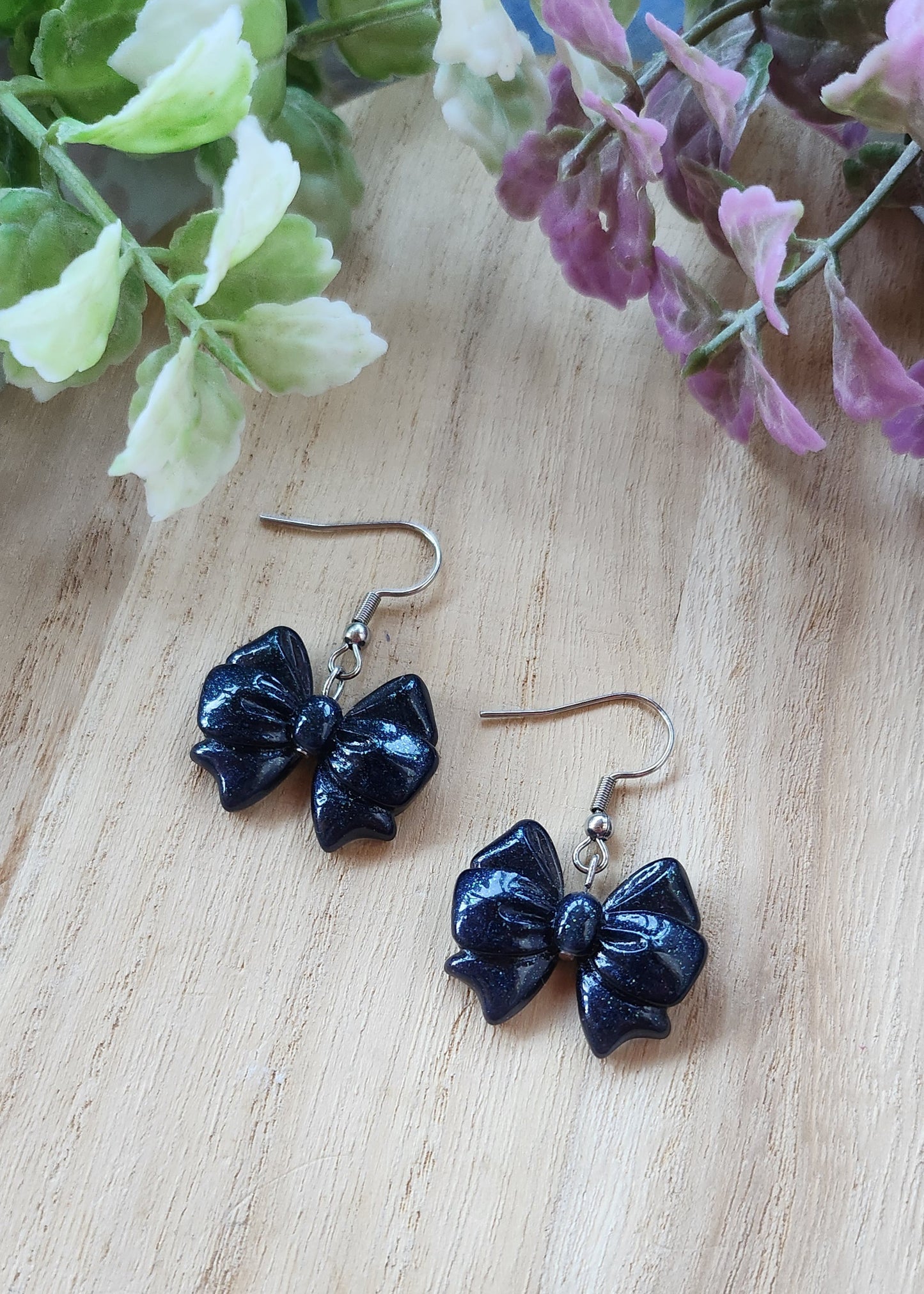 Orecchini Fiocco in resina