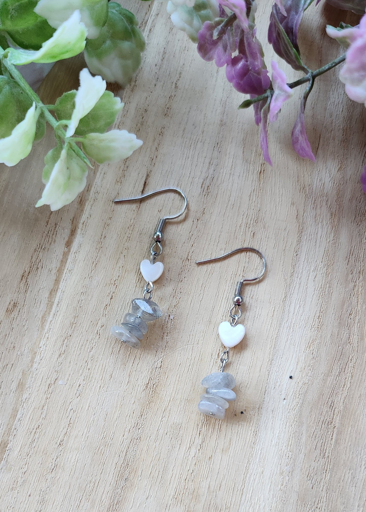 Orecchini pendenti Labradorite