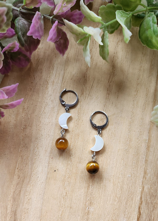 Orecchini pendenti Luna