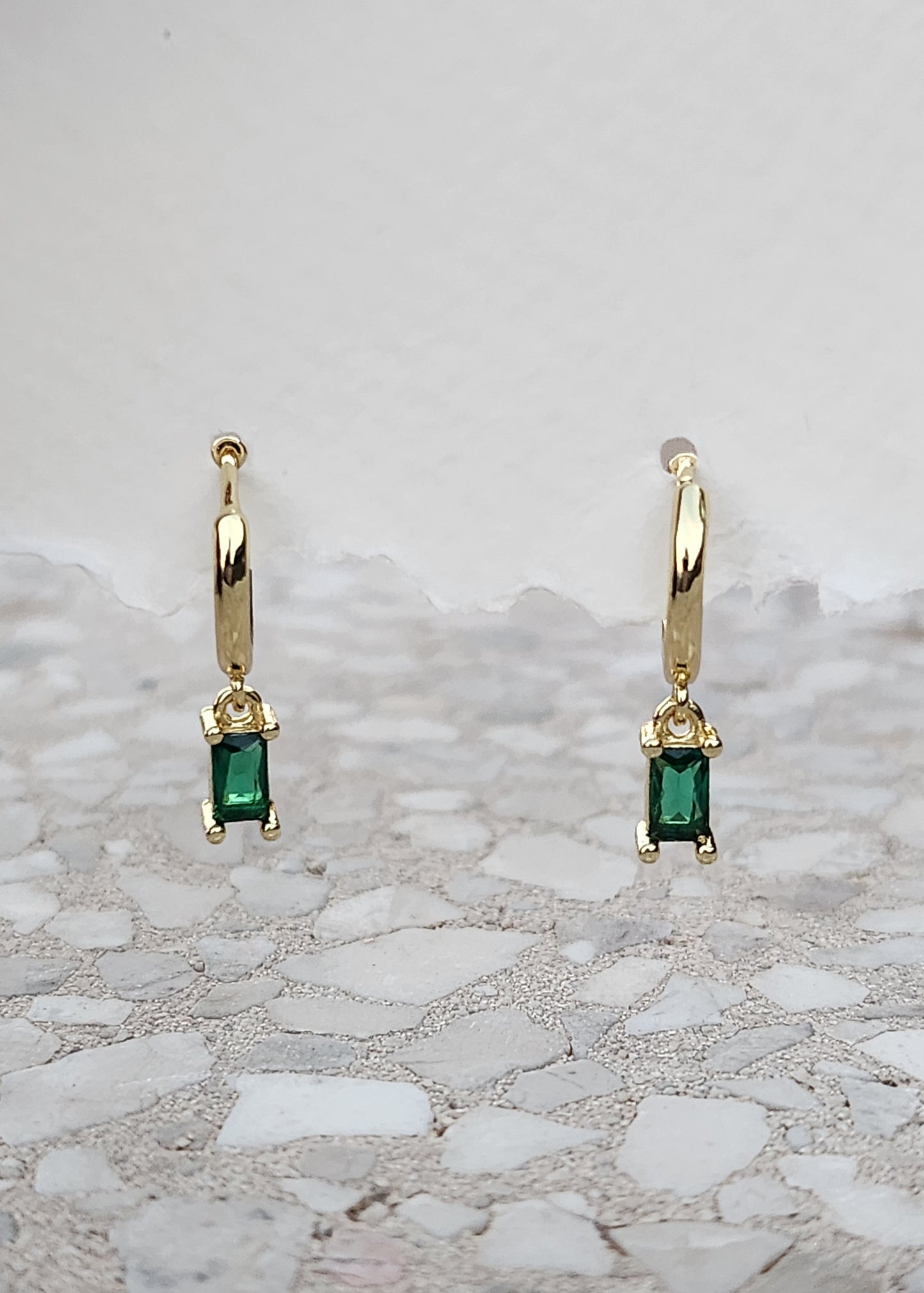 Orecchini Pendenti con Zirconi