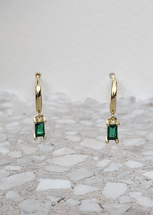 Orecchini Pendenti con Zirconi