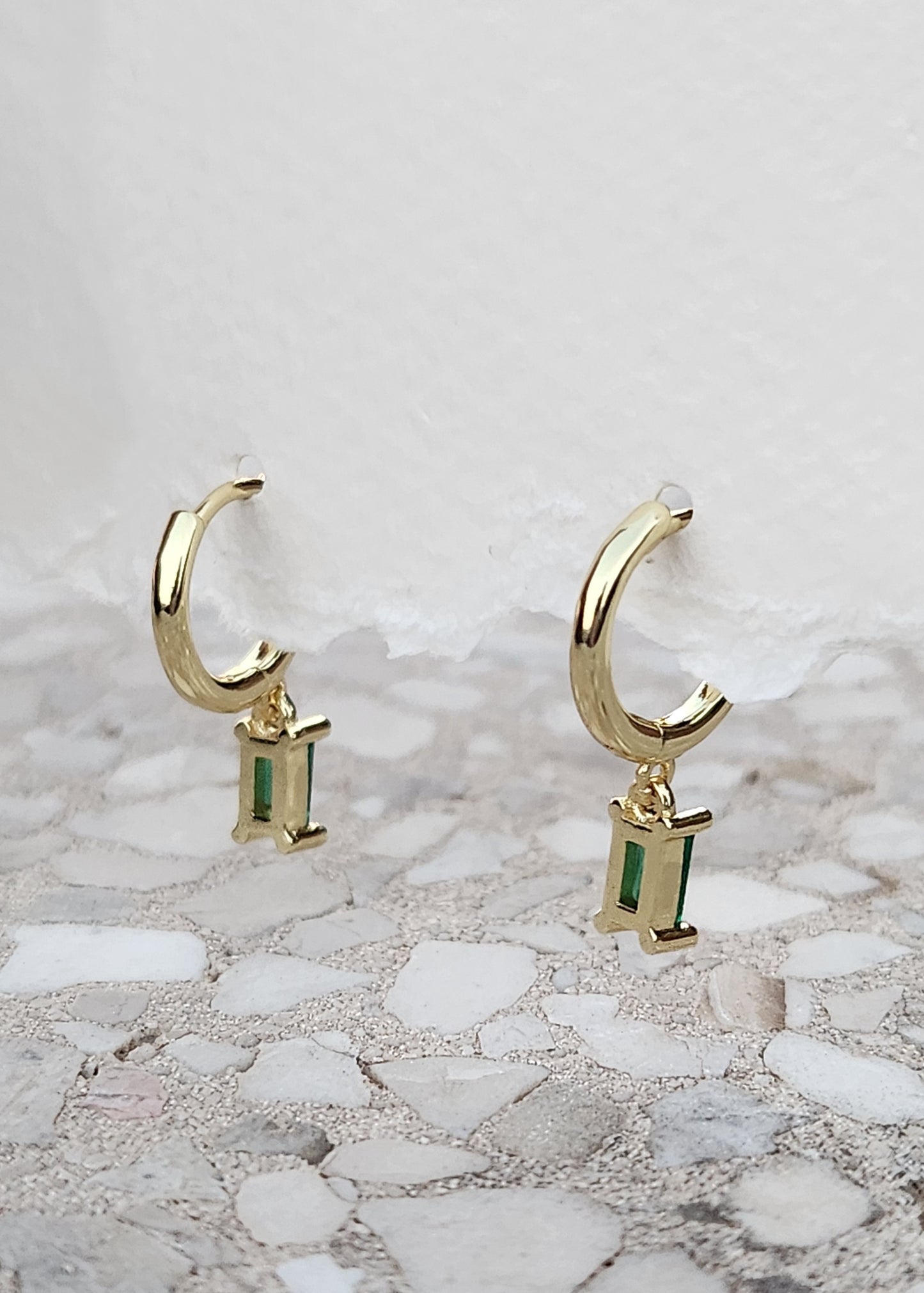 Orecchini Pendenti con Zirconi