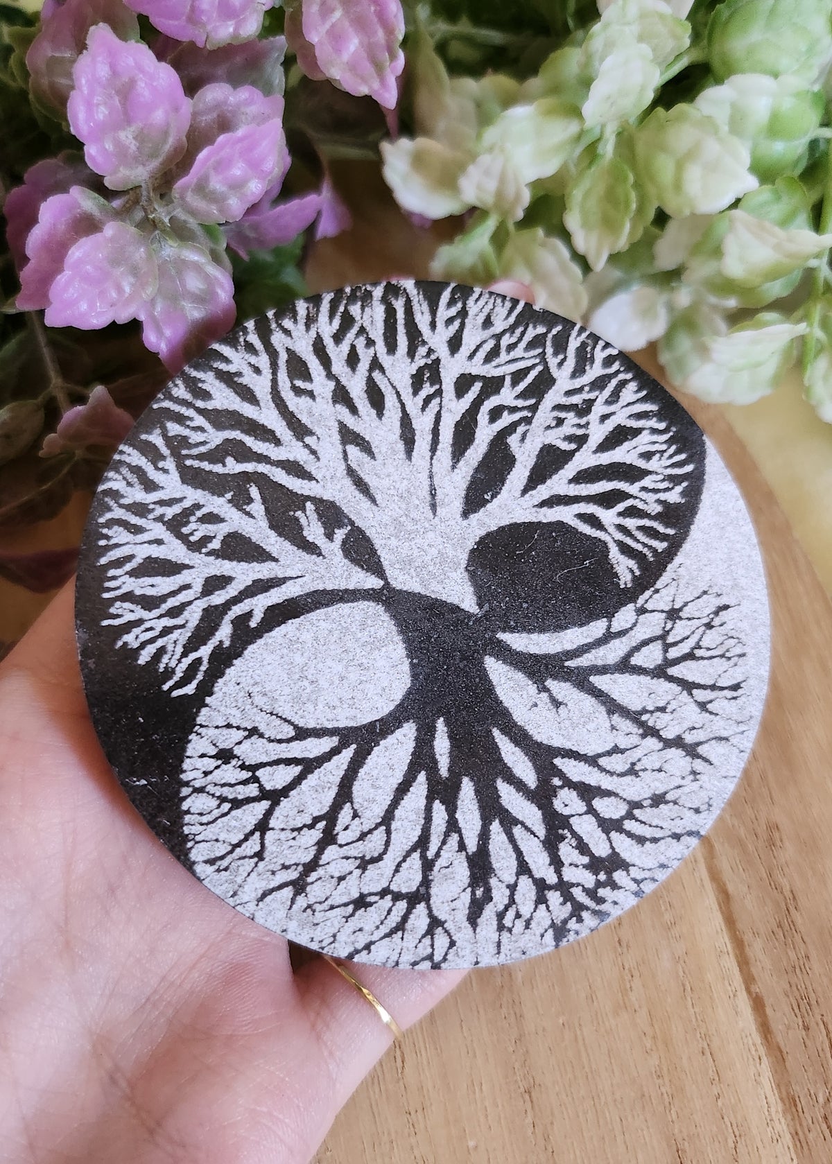 Piatto in Selenite