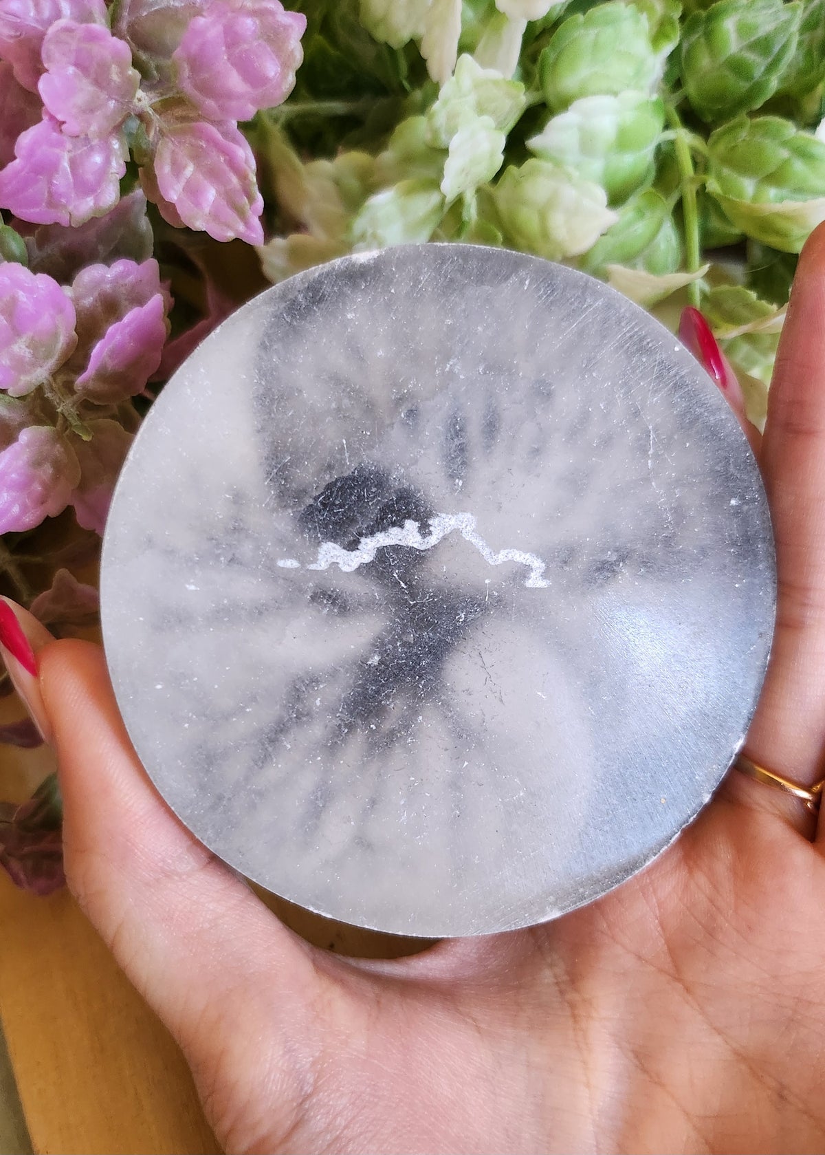 Piatto in Selenite