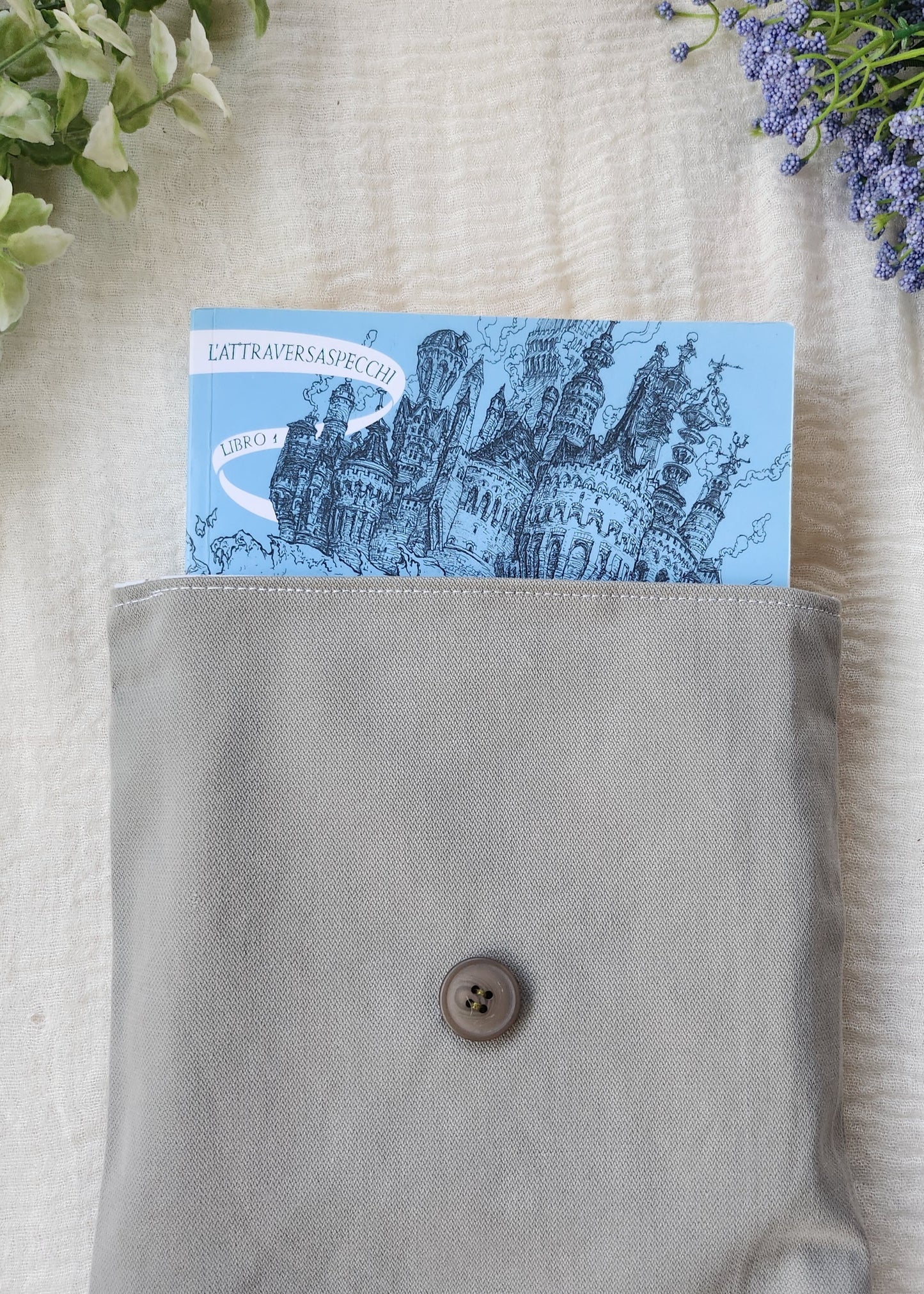 Sacchetto per libri in cotone